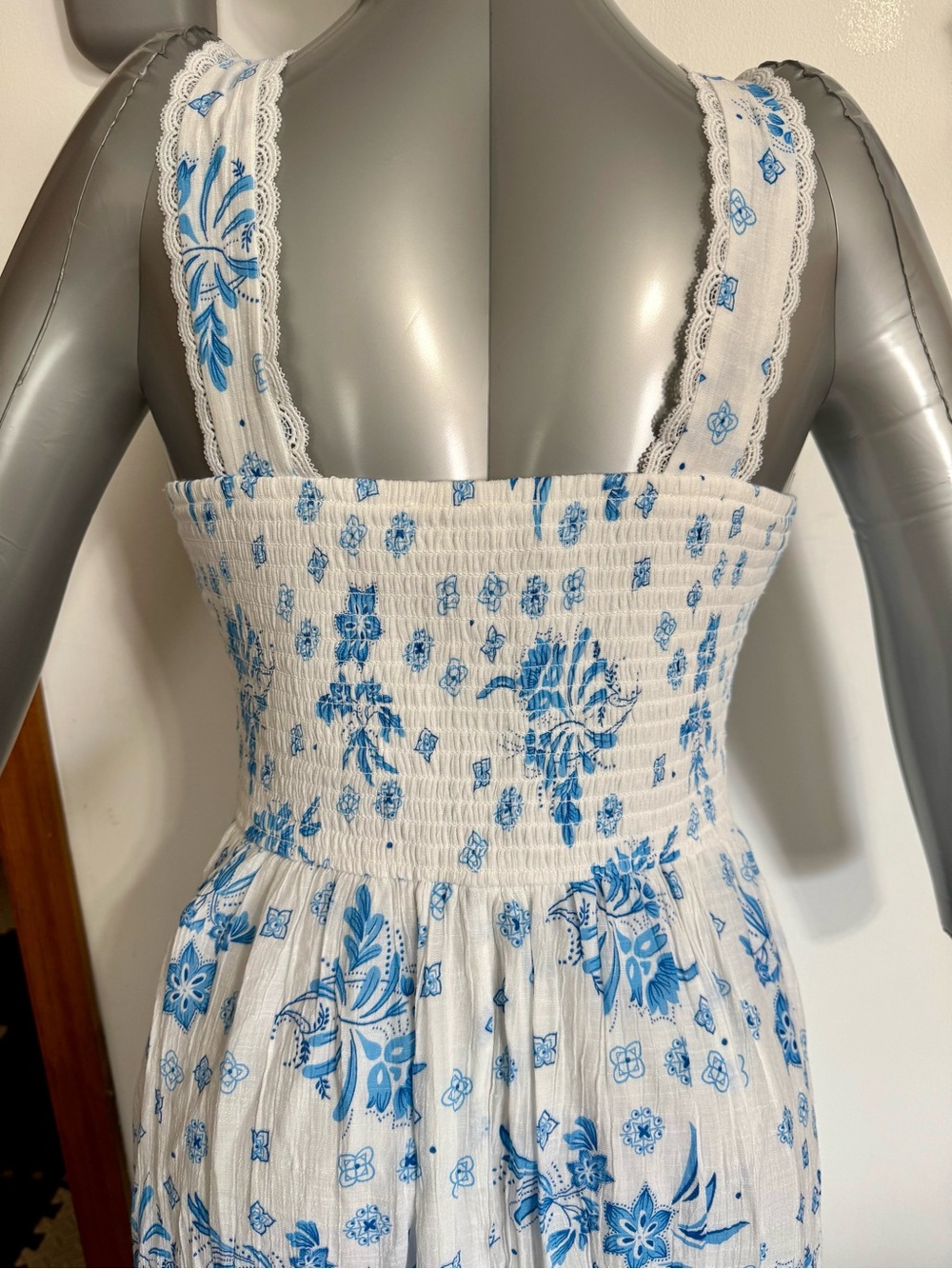 Blue Floral Dress - Picture 6 of 6
